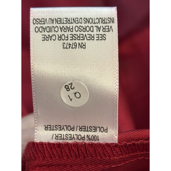 Madison Tara Red Dress With Neck Tie Size 10 MSRP$ 89 - Picture 7 of 12